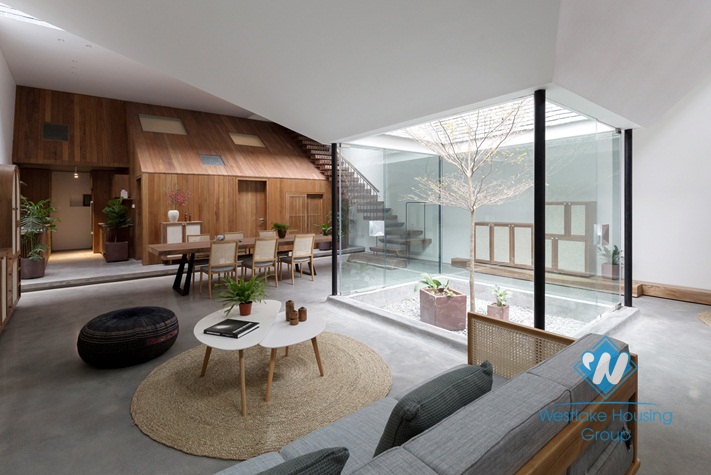 Artisan villa with unique design for rent on To Ngoc Van, Tay Ho